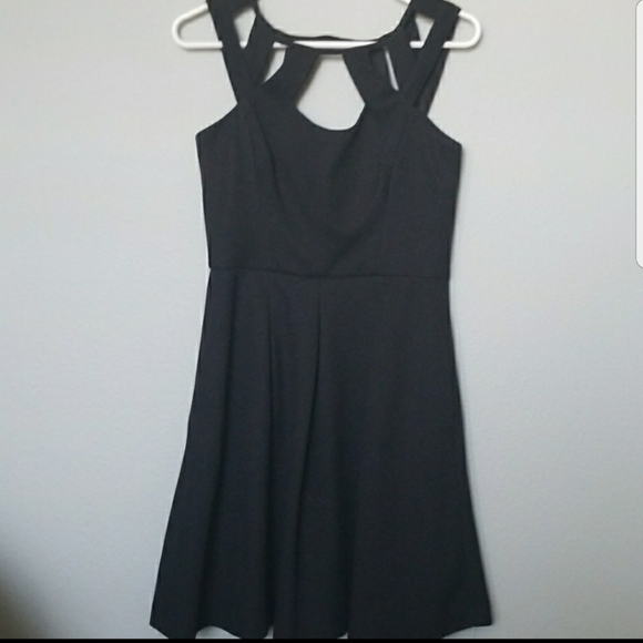 Betsey Johnson Whimsigoth Witchy Classy Cut Out Sleeveless Black Dress size 4 - Picture 2 of 8